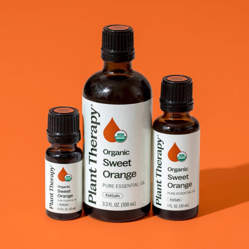 Plant Therapy Sweet Orange Organic Essential Oil 100% Pure, USDA Certified Organic, Undiluted, Natural Aromatherapy, Therapeutic Grade 100 mL (3.3 oz) - Image 5